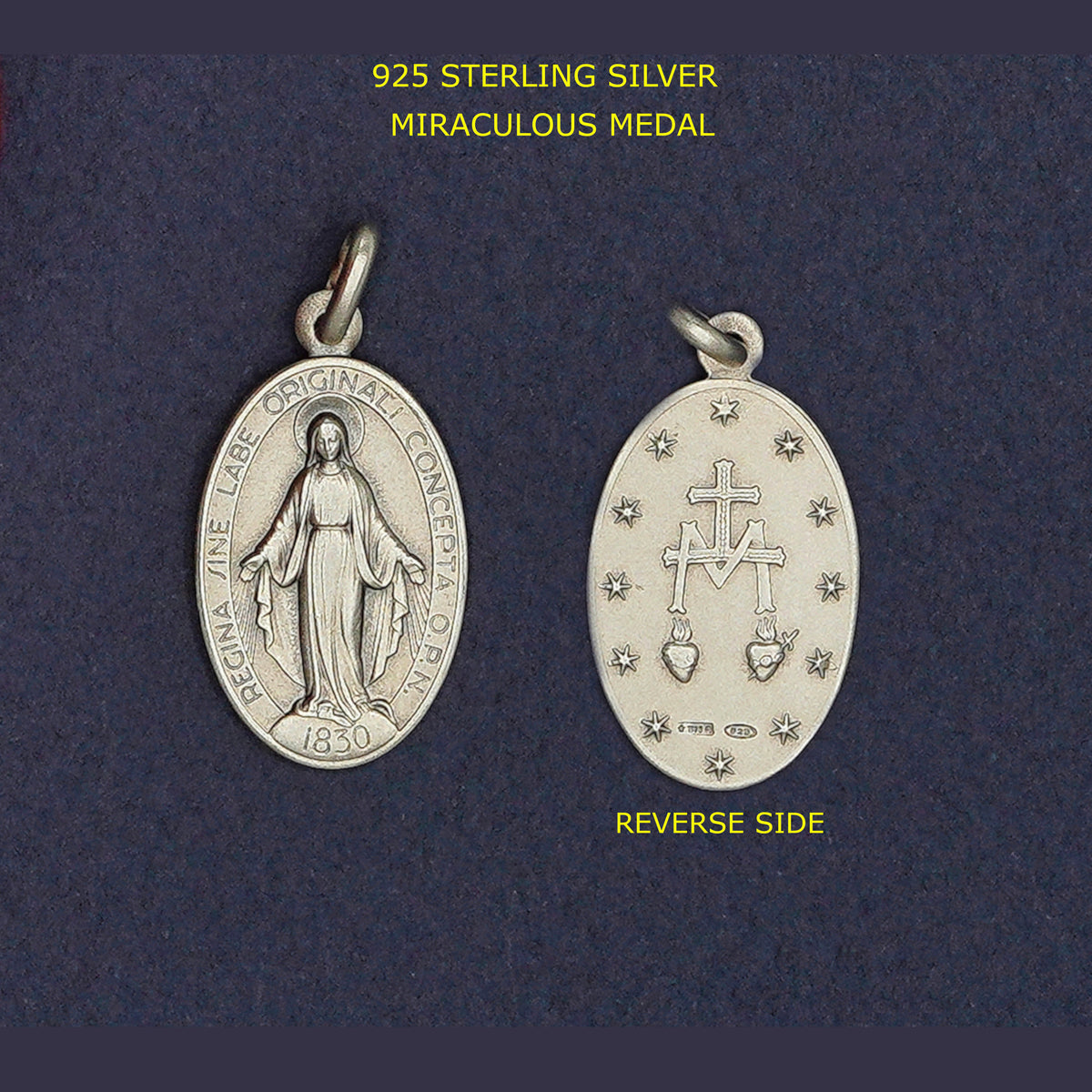 Catholic miraculous medal on sale necklace