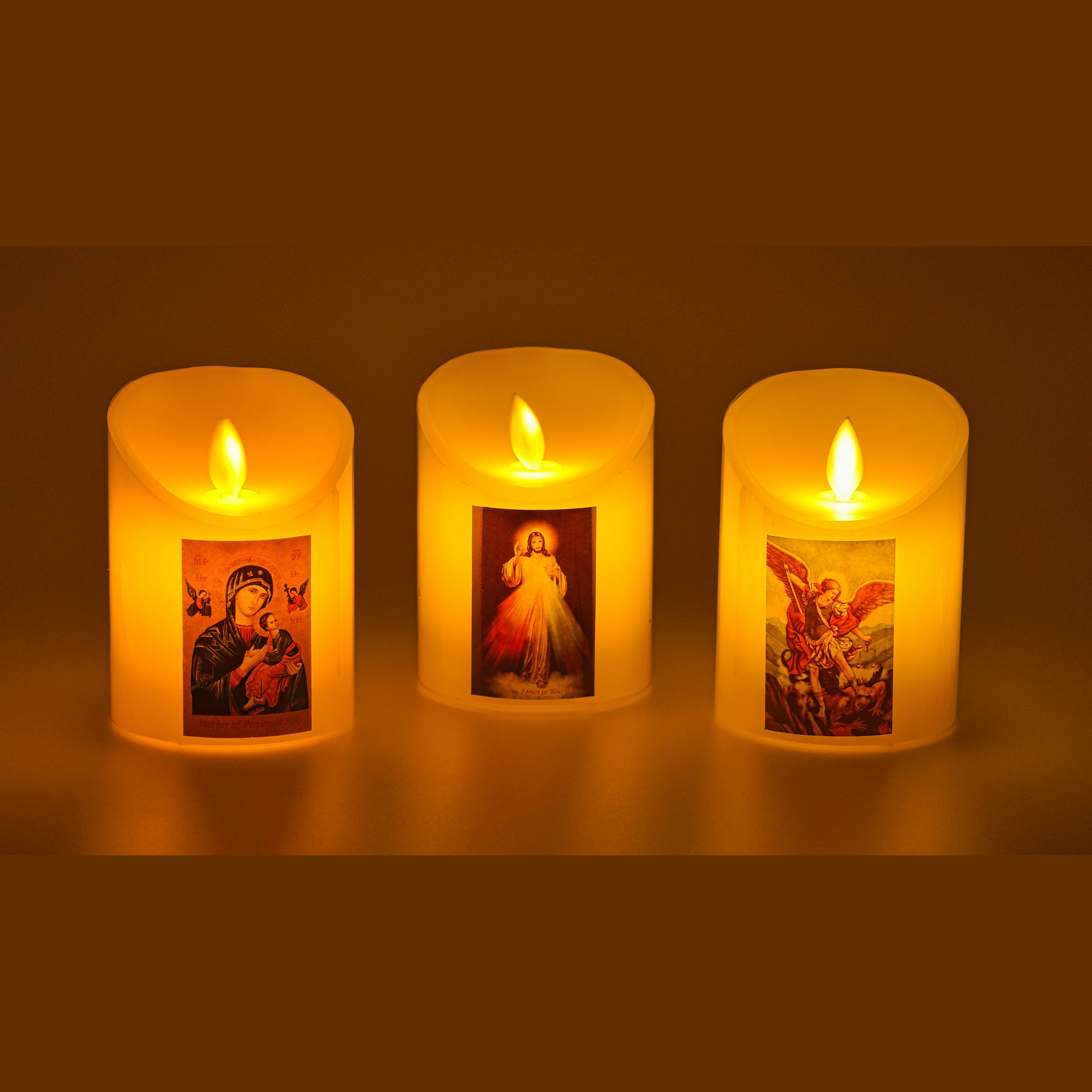 RECHARGEABLE LED CANDLES (MEDIUM) - B