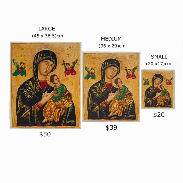 OUR MOTHER OF PERPETUAL HELP ICON