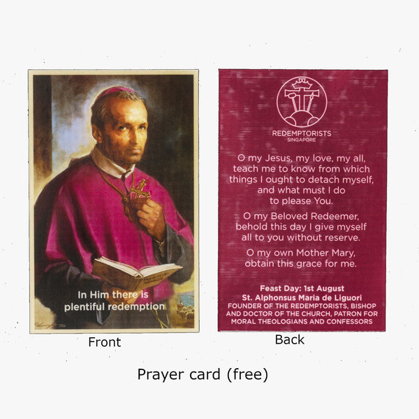 Saint Alphonsus Prayer Card Novena Singapore
