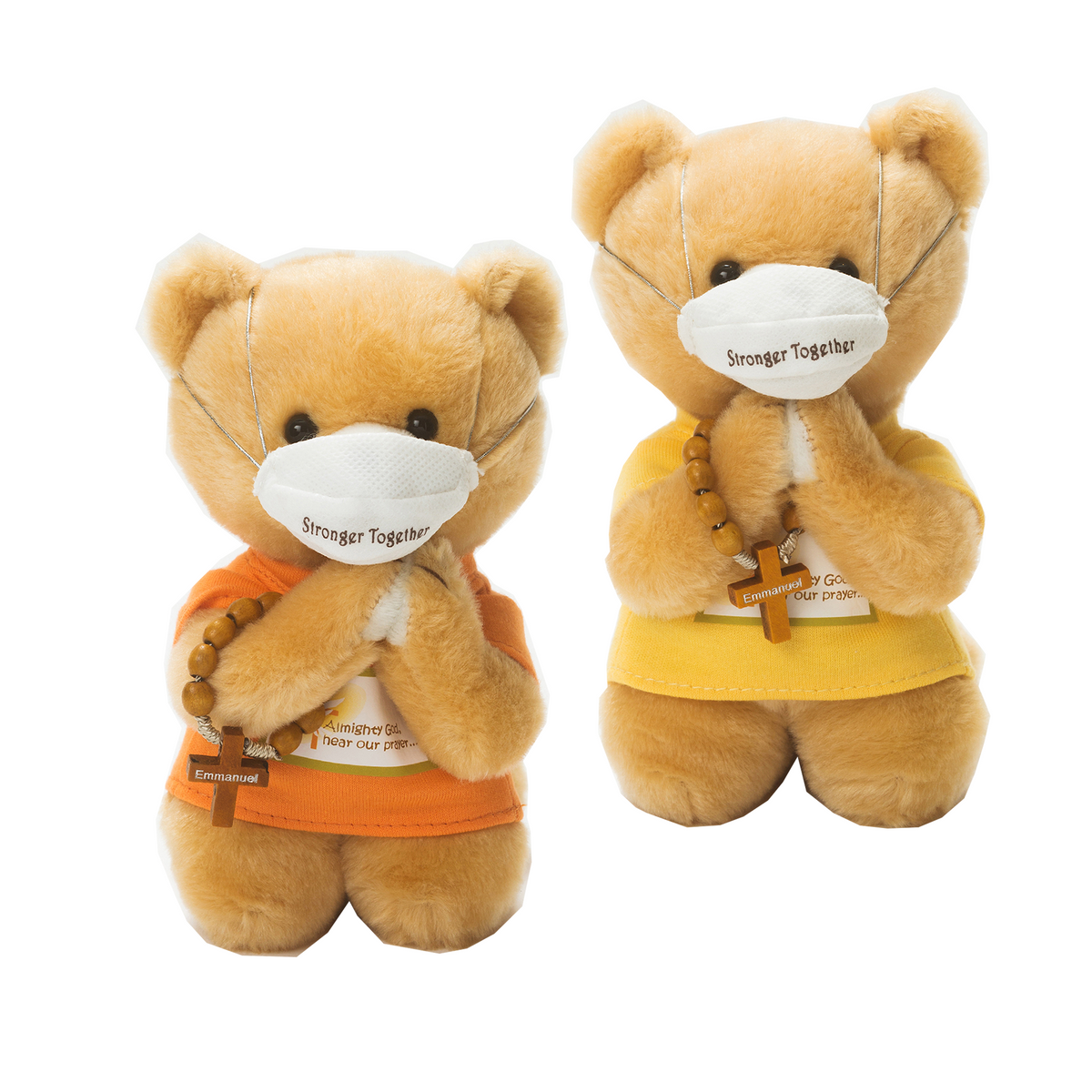 PRAYING BEAR WITH TSHIRT PRINTED WITH PRAYER Alphonsus Liguori Gift Shop