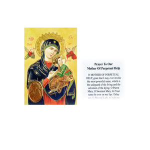 PRAYER CARD OUR MOTHER OF PERPETUAL HELP