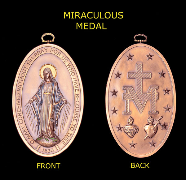 MIRACULOUS MEDAL WALL PLAQUE
