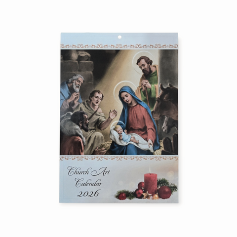CALENDAR 2026 CHURCH ART (HANGING) 96735 - NATIVITY SCENE