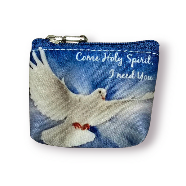 ROSARY POUCHES WITH HOLY PICTURES (SMALL)