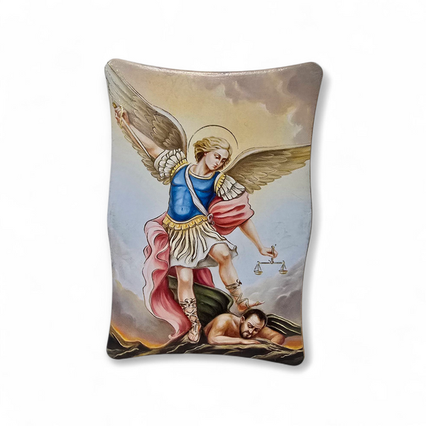 WOODEN PLAQUES WITH HOLY PICTURES