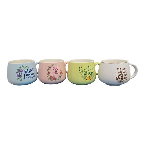 ASSORTED CERAMIC COFFEE MUGS