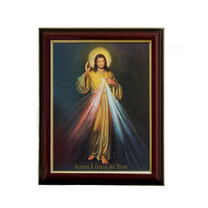 DIVINE MERCY FRAMED PICTURE 8”