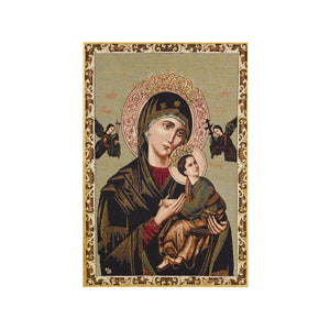OUR MOTHER OF PERPETUAL HELP TAPESTRY (ITALIAN)