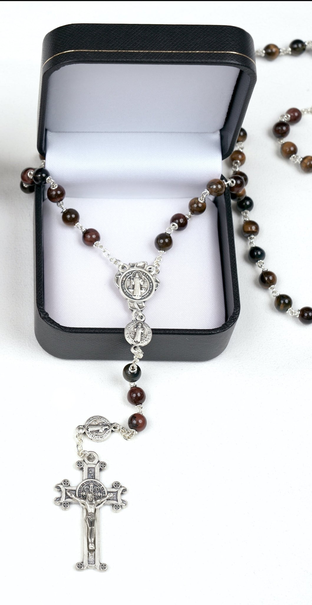 Gold sands and Tiger Eye rosary