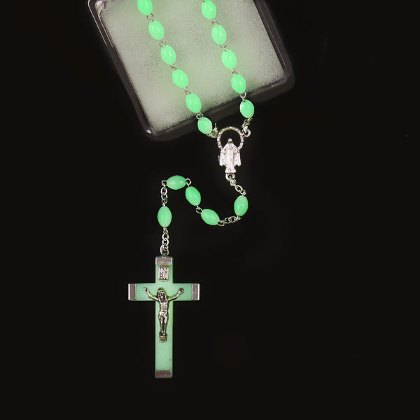 GLOW-IN-THE-DARK ROSARY (7mm)