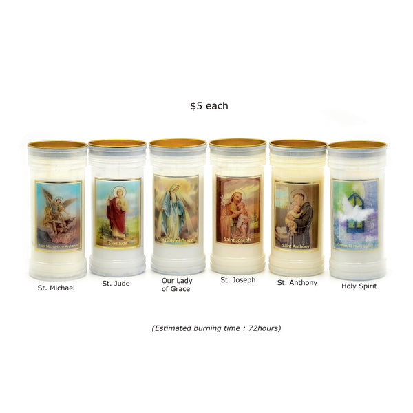 DEVOTIONAL CANDLES (72 HOURS) - A