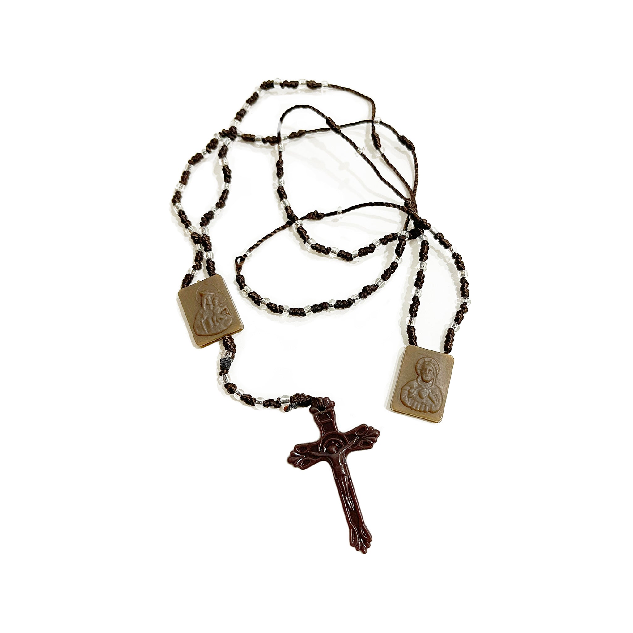 SCAPULAR ROSARY WITH BEADS