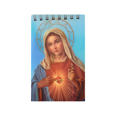 note book immaculate heart of Mary