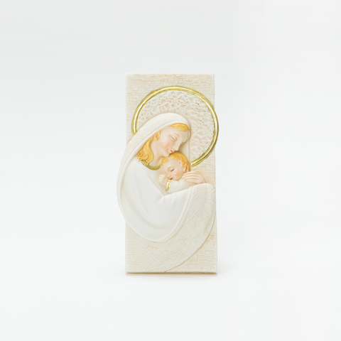 MARY AND BABY JESUS TABLE TOP PLAQUE