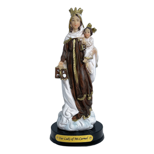 OUR LADY OF MOUNT CARMEL STATUE 5"