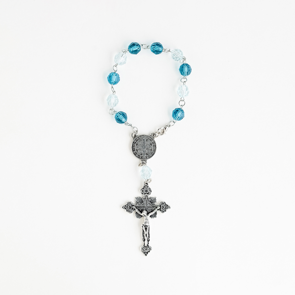 ONE DECADE CRYSTAL ROSARY