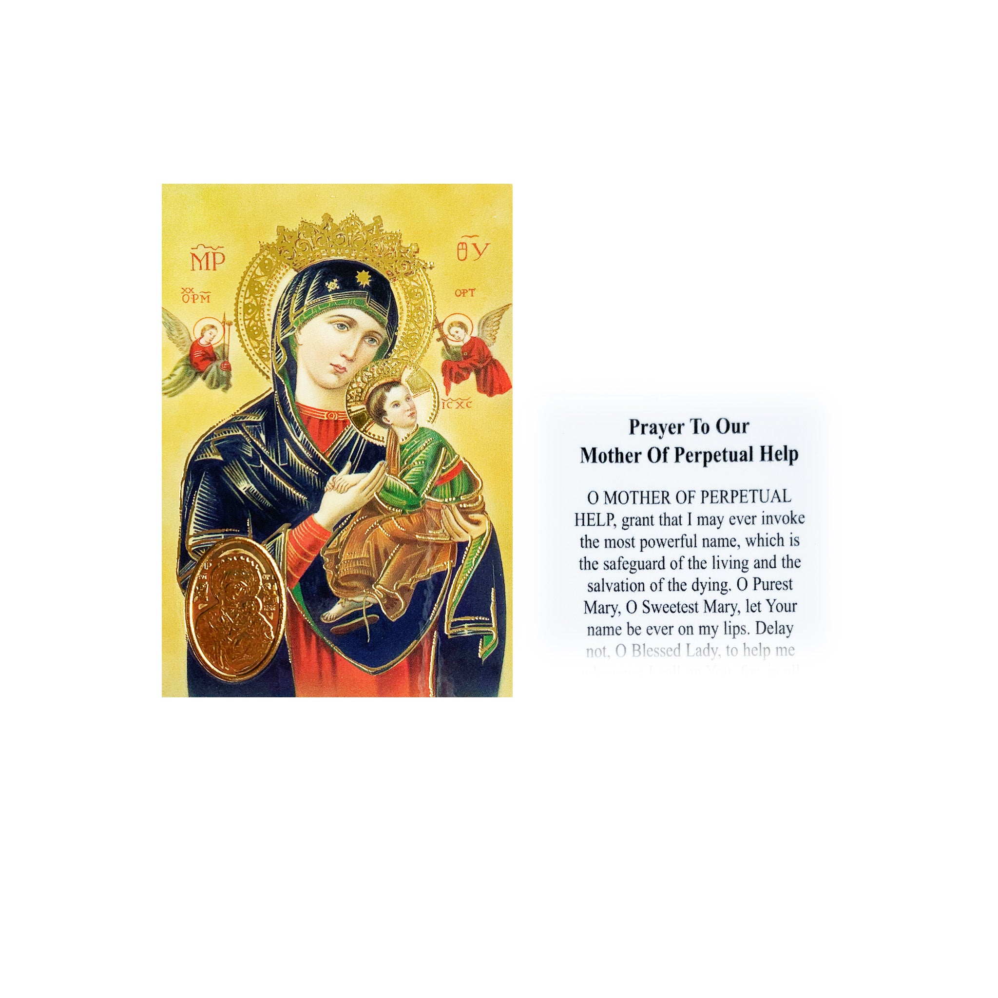 PRAYER CARD OUR MOTHER OF PERPETUAL HELP