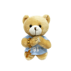 praying bear plushy psalm 91 blue