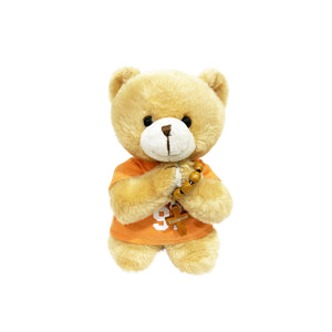 praying bear plushy psalm 91 orange