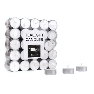 TEALIGHT CANDLES - 100PC