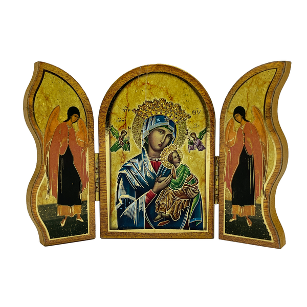 TRIFOLD FRAME (TRIPTYCH) OUR MOTHER OF PERPETUAL HELPTRIFOLD FRAME (TRIPTYCH) OUR MOTHER OF PERPETUAL HELP